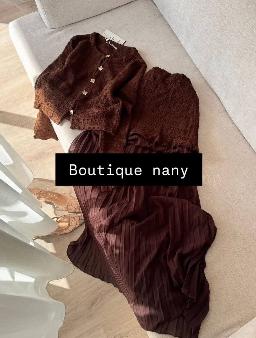 ensemble marron🤎🤎